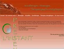 Tablet Screenshot of instantpresent.ch
