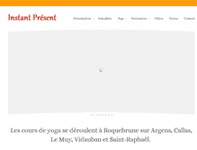 Tablet Screenshot of instantpresent.fr